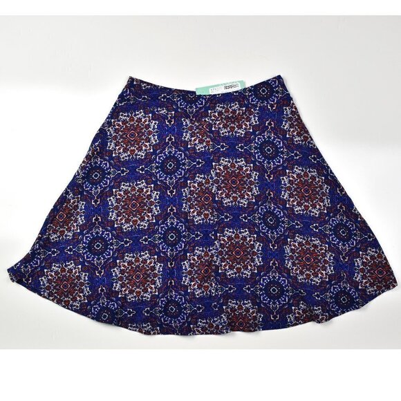 Stitch Fix Renee C Jessica Printed Flare Skirt NEW Petite S - Picture 3 of 4